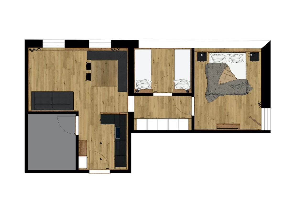 Appartements Innerkofler Mountain Home 圣坎迪朵 外观 照片